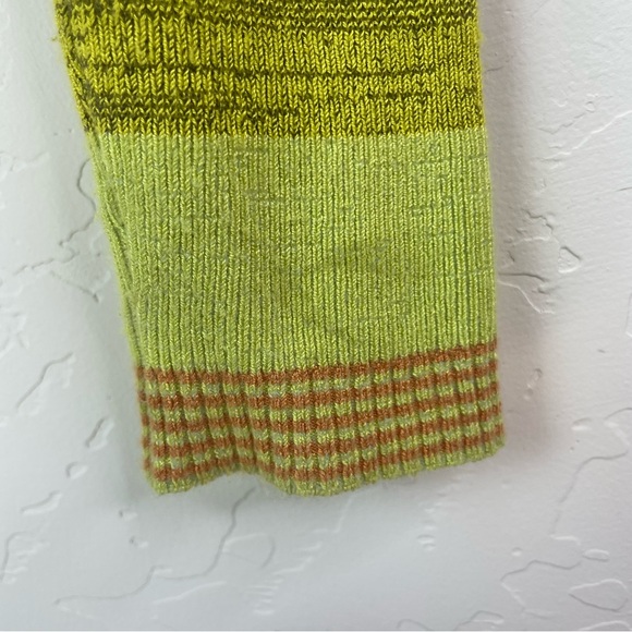 Free People Rip Tide Mockneck Quarter Zip Long Sleeve Knit Striped Crop Top XS - Picture 15 of 16